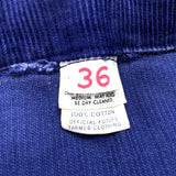 (VINTAGE) 1970'S FFA CHAIN STITCHED EMBROIDERED CORDUROY JACKET