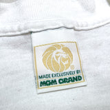 (t-shirt) 1993 MADE IN USA MGM GRAND LAS VEGAS PRINT T-SHIRT