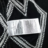 (vintage) 2023 BANANA REPUBLIC LINEN 100% WEAVED PATTERN LOOP COLLAR SHORT SLEEVE BOX SHIRT