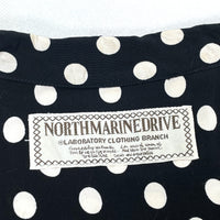 (JAPAN) 1990'S～ NORTH MARINE DRIVE POLKA DOT PATTERN RAYON LOOP COLLAR SHIRT