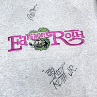 (BORO) 1990'S～ Rat Fink by Ed Roth LOGO EMBROIDERED SWEAT SHIRT