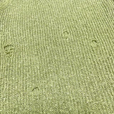 (designers) MADE IN JAPAN ISSEY MIYAKE PwRMANwNTw SILK 100% DISTRESSED LOW GAUGE KNIT