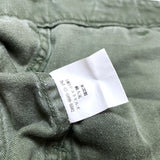 (designers) MADE IN USA SHANANA MIL CROSS EMBROIDERY RERMAKE US ARMY CUTOFF BAKER PANTS