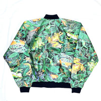 (VINTAGE) DEAD STOCK NEW 1990'S～ Pride PRODUCTS INC FROG PATTERN ALL OVER PRINT TYVEK PAPER JACKET
