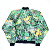 (VINTAGE) DEAD STOCK NEW 1990'S～ Pride PRODUCTS INC FROG PATTERN ALL OVER PRINT TYVEK PAPER JACKET