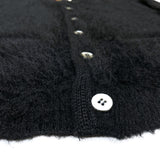 (VINTAGE) 1960'S～ Tiger Shag MOHAIR KNIT CARDIGAN WITH POCKET