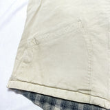 (VINTAGE) 1990'S～ UNIONBAY SHADOW PLAID THIN PADDED REVERSIBLE HOODED ZIP UP VEST