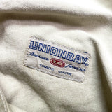 (VINTAGE) 1990'S～ UNIONBAY SHADOW PLAID THIN PADDED REVERSIBLE HOODED ZIP UP VEST