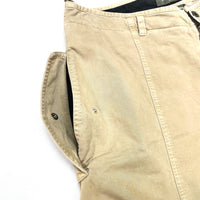 (DESIGNERS) 1990'S MADE IN ITALY GRIFFIN 3D KNEE DESIGN HIGH WAIST 3 POCKET MILITARY PANTS