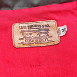 (VINTAGE) 1980'S MADE IN MACAU Levi's PADDED STAND COLLAR JACKET WITH 8 POCKETS AS IS