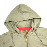 (VINTAGE) 1980'S MADE IN MACAU Levi's PADDED STAND COLLAR JACKET WITH 8 POCKETS AS IS