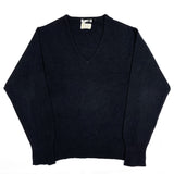 (VINTAGE) 1970'S bullock's westwood V NECK CASHMERE KNIT