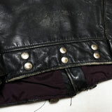 (vintage) R.H. Vintage REMAKE 1950'S～ DOUBLE BREASTED LEATHER BIKER VEST