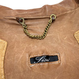 (DESIGNERS) MADE IN JAPAN Sisii WASHABLED SINGLE BREASTED LEATHER BIKER JACKET