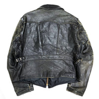 (VINTAGE) 1950'S UNKNOWN HORSEHIDE SPORTS JACKET AS IS
