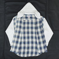 (VINTAGE) 1990'S～ URBAN FRONTIER THERMAL PANELED HOODED FLANNEL SHIRT
