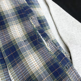 (VINTAGE) 1990'S～ URBAN FRONTIER THERMAL PANELED HOODED FLANNEL SHIRT