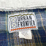 (VINTAGE) 1990'S～ URBAN FRONTIER THERMAL PANELED HOODED FLANNEL SHIRT