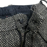 (designers) 2010 MADE IN JAPAN PHENOMENON HERRINGBONE WOOL 1 TUCK THREE QUARTER PANTS