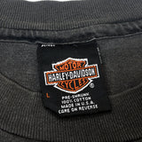 (T-SHIRT) 1990'S～ MADE IN USA HARLEY DAVIDSON THUNDER LIGHTNING DOUBLE SIDED PRINT T-SHIRT