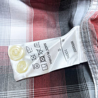(VINTAGE) 2000'S～ WRANGLER SHADOW PLAID LOOP COLLAR BOX SHIRT