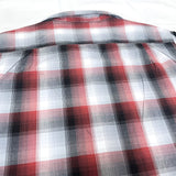 (VINTAGE) 2000'S～ WRANGLER SHADOW PLAID LOOP COLLAR BOX SHIRT