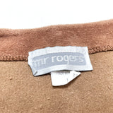 (VINTAGE) 1990'S～ MADE IN USA mr rogers LINED VELOUR SHIRT