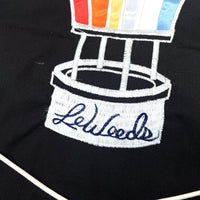 (VINTAGE) 1980'S～ MADE IN TAIWAN Le Weeds BALLOON EMBROIDERED DOWN VEST