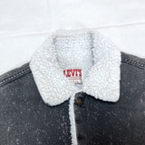 (VINTAGE) 1980'S～ MADE IN USA Levi's 70609-0260 GALACTIC WASH BLACK DENIM SHERPA JACKET