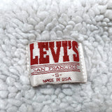 (VINTAGE) 1980'S～ MADE IN USA Levi's 70609-0260 GALACTIC WASH BLACK DENIM SHERPA JACKET