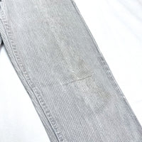 (VINTAGE) 1986 Levi's 509-2730 STRIPED GRAY DENIM PANTS
