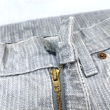 (VINTAGE) 1986 Levi's 509-2730 STRIPED GRAY DENIM PANTS