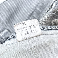 (VINTAGE) 1986 Levi's 509-2730 STRIPED GRAY DENIM PANTS
