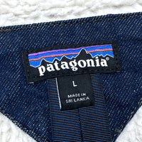 (VINTAGE) 2022 PATAGONIA DENIM SHERPA JACKET WITH 4 POCKET FA22