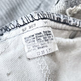 (VINTAGE) 1986 Levi's 509-2730 STRIPED GRAY DENIM PANTS