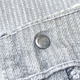 (VINTAGE) 1986 Levi's 509-2730 STRIPED GRAY DENIM PANTS