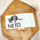 (VINTAGE) 1970'S～ MADE IN HONG KONG NETO PADDED LEATHER JACKET