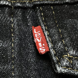 (VINTAGE) 1980'S～ Levi's 75505-0259 2 POCKET YARN DYED BLACK DENIM TRUCKER JACKET