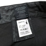(designers) MADE IN ITALY GRIFFIN 3D KNEE DESIGN PANTS