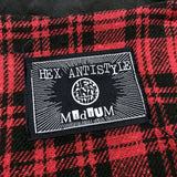 (designers) HEX ANTISTYLE 2WAY DESIGN DOUBLE BREASTED COTTON BIKER JACKET