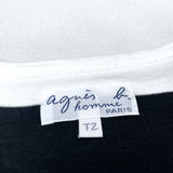 (DESIGNERS) 2000'S～ MADE IN JAPAN agnes b. homme THICK STRIPED SHIRT