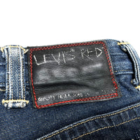 (DESIGNERS) 2000'S～ Levi's RED DISTRESSED SLIM DENIM PANTS WITH ZIP