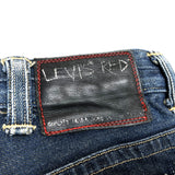 (DESIGNERS) 2000'S～ Levi's RED DISTRESSED SLIM DENIM PANTS WITH ZIP