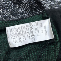 (DESIGNERS) TOGA VIRILIS BLOCK CHECKERED PANEL DESIGN CARDIGAN