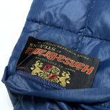 (vintage) 1980'S～ Hansa-Branta VAT DYED DENIM X NYLON REVERSIBLE DOWN VEST