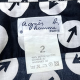 (DESIGNERS) 2000'S～ MADE IN JAPAN agnes b. homme ➡PATTERN TOTAL PATTERN PRINT SHORT SLEEVE SHIRT