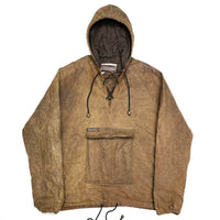 (VINTAGE) MADE IN AUSTRALIA DRIZA-BONE OILED LACE UP PULLOVER HOODIE