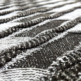 (DESIGNERS) 1990'S～ ISSEY MIYAKE BLACK TAG DIAGONALLY WEAVED COTTON LINEN SHORT SLEEVE KNIT