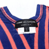 (designers) AD2018 MADE IN JAPAN COMME des GARCONS HOMME PLUS THIN STRIPE X THICK STRIPE PANELED DESIGN DEFORMED SHIRT