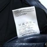 (DESIGNERS) 2007 MADE IN ITALY MAISON MARGIELA 14 KOKONOE TAG SINGLE BREASTED LEATHER BIKER JACKET